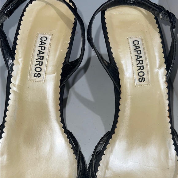 Caparros Black Strappy Heels - Picture 4 of 7